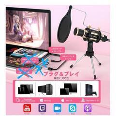 値下げ✨️マイク　配信用　コンデンサーマイク　エコーマイクの画像