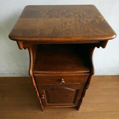 カリモク Karimoku 家具 木製 電話台 花台 飾り棚 カ...