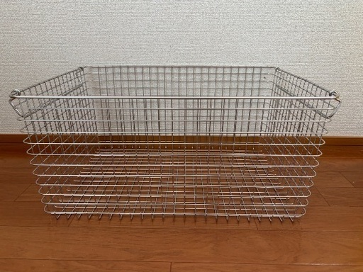 無印良品 ステンレスワイヤーバスケット