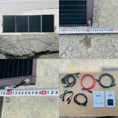 【❗️✨アウトドア・防災に最適✨❗️】動作確認済🔋SolarPlay Q2402 ポータブル電源＋T200 200W ソーラーパネルセット／2160Wh／2400W出力／大容量UPSの画像