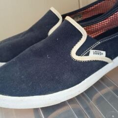 VANSスリッポン25cm スケボー刺繍