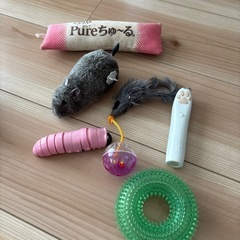 猫　おもちゃグッズ　まとめての画像