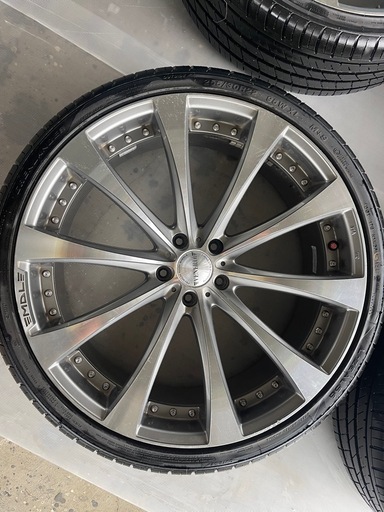 引き取り限定　22インチホイールセット、60ハリアー、アルファード、ヴェルファイア