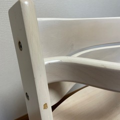 木製ハイチェア ベビーチェアの画像