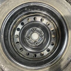 【YOKOHAMA ice GUARD iG60 165/65R14】スタッドレス【トヨタ ルーミー 純正ホイール 14インチ 5J4HPCD100+35】20年製 バリ溝　(MTR412)クレジットカード QRコード決済可能の画像