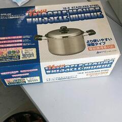 0630-010 ステンレス両手鍋 20cmの画像