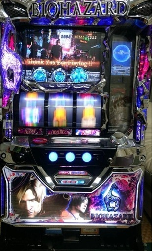 スロット バイオハザード6 実機