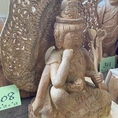 No.309手彫りの仏像の画像
