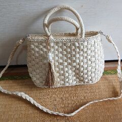 新品、かごバッグの画像