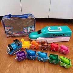 学研  トーマス 10までつなげて   プラレール  はやぶさ ...