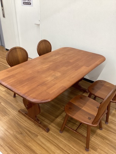 トレファクマーケット久喜店】FIVE STARS BY NAJICO ダイニング5点セット