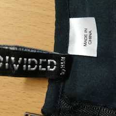 Ｈ＆Ｍ DIVIDED★チュニック★EUR：36・JP：S★ブラック★美品！の画像