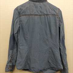 ZARA TRF★EUR :Ｍサイズ★レディース ★ダンガリー長袖シャツ★美品の画像