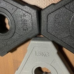 ダンベル1個　重さ調節可能　計9kgの画像
