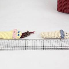 【現品限り】アクリル毛糸カバーセット【ハンドメイド】の画像