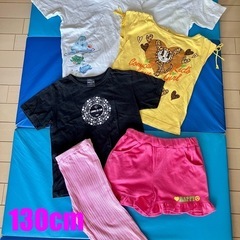 130cm ガールズ　夏服　7点　おまとめ　➕おまけ付