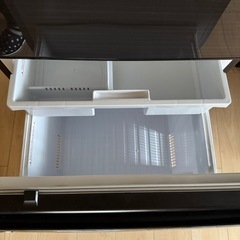 三菱ノンフロン冷凍冷蔵庫　2017年製　ブラウン　MR-CX33C-BR形　動作確認済　 自動製氷付き　の画像