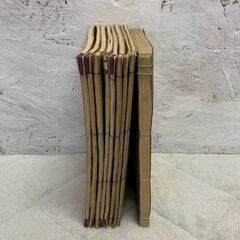 【和綴じ本】 古本 古書 9冊 セット まとめて まとめ 古書籍 レトロ 三體千字文 和本 古文書  玉木愛石書 書道 習字 時代物 書道手本 A0046の画像