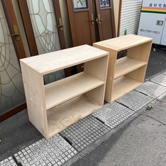 インテリア 家具　木製棚 ラック 収納棚の画像