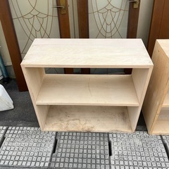 インテリア 家具　木製棚 ラック 収納棚の画像