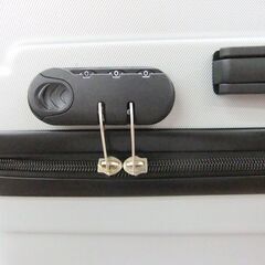 未使用 HUNDRED キャリーケース Mサイズ 63L MCR-001 ハードケース グレー 中サイズ スーツケース キャスター付き キャリーバッグ 札幌市 厚別区の画像
