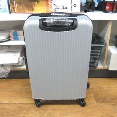 未使用 HUNDRED キャリーケース Mサイズ 63L MCR-001 ハードケース グレー 中サイズ スーツケース キャスター付き キャリーバッグ 札幌市 厚別区の画像