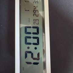 無印良品 デジタル電波時計 置時計の画像
