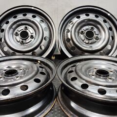 スチールホイール 15インチ 4本 4.5J4HPCD100+4...