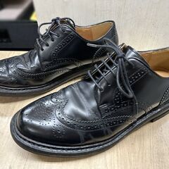 CEDAR CREST ウイングチップ ブラック 25cm CC-1664 ビジネスシューズ 革靴 セダークレスト メンズシューズ 札幌市 白石店 の画像