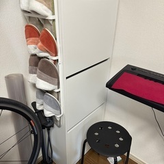 IKEA BISSA ビッサ3段下駄箱2個(バラ売り可能)