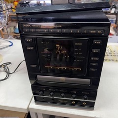 COLUMBIA 50連 CDチェンジャー VIDEO CD-G オートチェンジャー Disc入り 動作確認済 カラオケ UDCV-1000 中古品 ①の画像