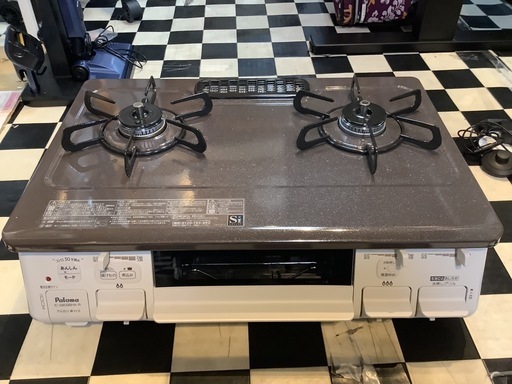【リサイクルサービス八光】2025年製　パロマ　ガステーブル　都市ガス 右強火　IC-S809BHA-R
