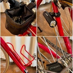 値下げ！AVASTA ピストバイク 自転車 固定ギア MKSペダル ロードバイク の画像