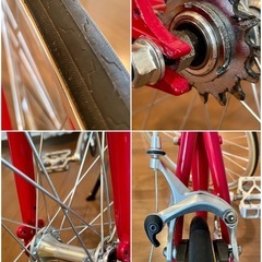 値下げ！AVASTA ピストバイク 自転車 固定ギア MKSペダル ロードバイク の画像
