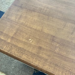 ☆値下げ☆T2506-390 テレビ台 扉３つ ホワイト ブラウン キズ汚れめくれ有りの画像