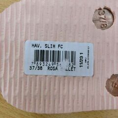 未使用品 havaianas ビーチサンダル ROSA BALLET ハワイアナス 24/25cm ピンク系 レディース サンダル 札幌市 西区 西野店の画像