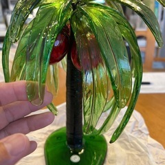 琉球ガラス　ヤシの実
の画像