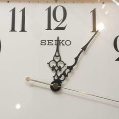 【美品】SEIKO セイコー 電波掛け時計 KX248B 木枠 スイープ秒針の画像