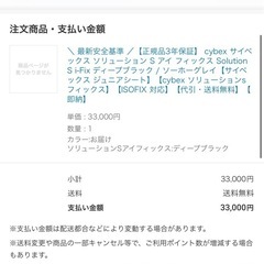 写真追加⭐️サイベックス　ジュニアシート　