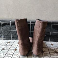 ブラウン　ブーツ　24cm アシックス　GIRO の画像
