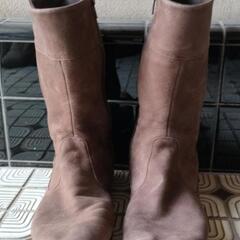 ブラウン　ブーツ　24cm アシックス　GIRO の画像