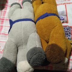 JRA公式　馬　まきばちゃん枕　グレーとブラウンの2つセットの画像