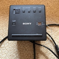SONYクロックラジオの画像