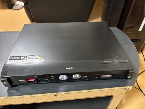 Panasonic HDD搭載 HD-DVDレコーダー DMR-XW100-K パナソニック DVDレコーダー DMR-XW300 電源すぐ ★DVDレコーダー　HDD 電源入ります！