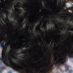ヘアー用品　お団子ヘアー用のゴム　2つセットの画像