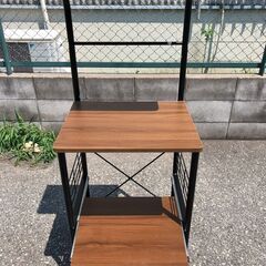 JM20011K)★大特価★サイドテーブル<幅：約40cm 奥行：約50cm 高さ：約127cm> 中古品【取りに来られる方限定】 の画像