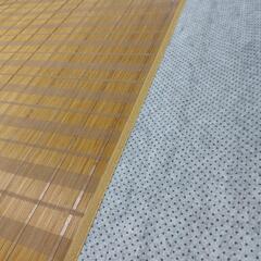 竹ラグ　ひんやり　暑さ対策の画像