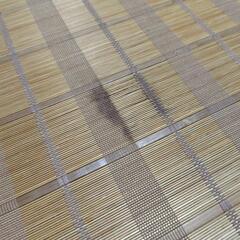 竹ラグ　ひんやり　暑さ対策の画像