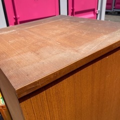 収納家具　引出し式　44.5-42-85.5h古い　傷あり　の画像