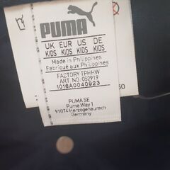 新品PUMAキッズ用キャップの画像